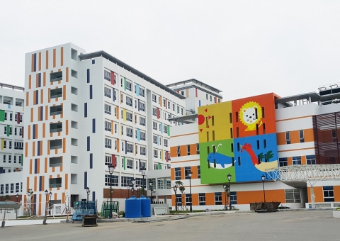 Children hospital in Ho Chi Minh City, Vietnam